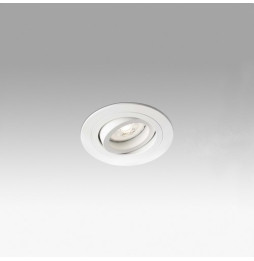 FARO - Empotrable orientable redondo RADON GU10 blanco
