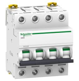 SCHNEIDER ELECTRIC - Interruptor automático magnetotérmico iC60N 4P 16A curva-D