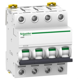 SCHNEIDER ELECTRIC - Interruptor automático magnetotérmico iC60N 4P 40A curva-C