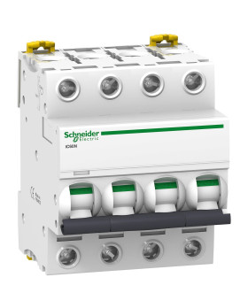 SCHNEIDER ELECTRIC - Interruptor automático magnetotérmico iC60N 4P 63A curva-C