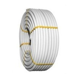 TUPERSA - Tubo flexible de PVC corrugado forrado diámetro 32 gris claro