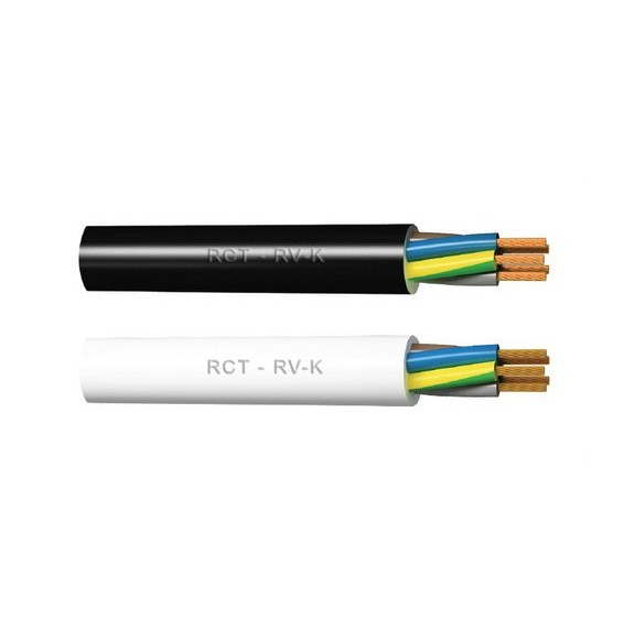 CABLES RCT - Cable Araflex RV-K 0,6/1Kv 2x6 negro (rollo 100m)