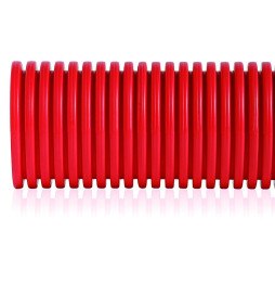 Tubo Aiscan-DRN (rollo) diámetro 63, IP54, rojo