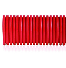 Tubo Aiscan-DRN (rollo) diámetro 125, IP54, rojo
