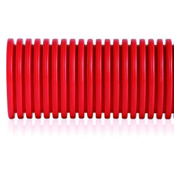 Tubo Aiscan-DRN (rollo) diámetro 40, IP54, rojo