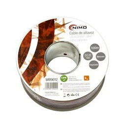 MOLGAR - Cable altavoz 2x1mm rojo / negro 100m
