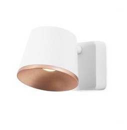 LedsC4 - Aplique DRONE led CREE 7W difusor cobre blanco mate