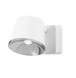 LedsC4 - Aplique DRONE led CREE 7W difusor cromo blanco mate