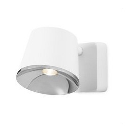 LedsC4 - Aplique DRONE led CREE 7W difusor cromo blanco mate