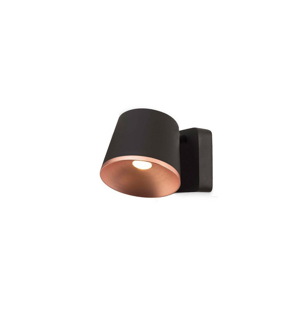 LedsC4 - Aplique DRONE led CREE 7W difusor cobre marrón oscuro LedsC4 - Aplique DRONE led CREE 7W difusor cobre marrón oscuro
