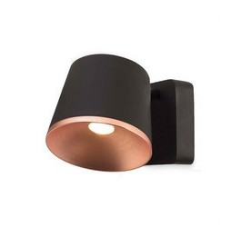 LedsC4 - Aplique DRONE led CREE 7W difusor cobre marrón oscuro