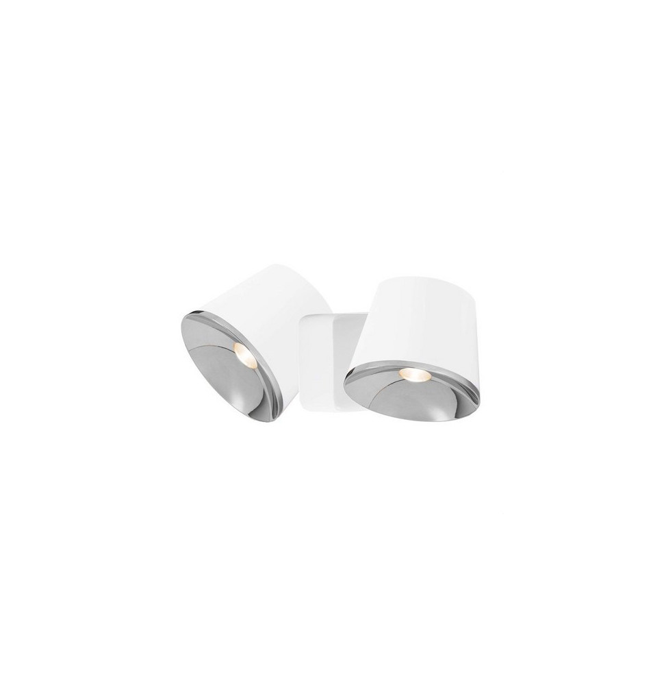 LedsC4 - Aplique DRONE led CREE 14W difusor cromo blanco mate LedsC4 - Aplique DRONE led CREE 14W difusor cromo blanco mate