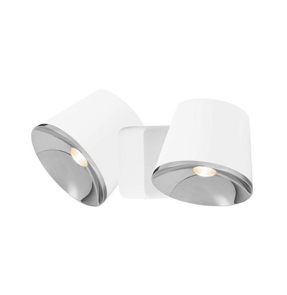 LedsC4 - Aplique DRONE led CREE 14W difusor cromo blanco mate