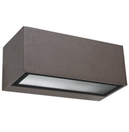 LedsC4 - Aplique NEMESIS E27 60W difusor mate marrón
