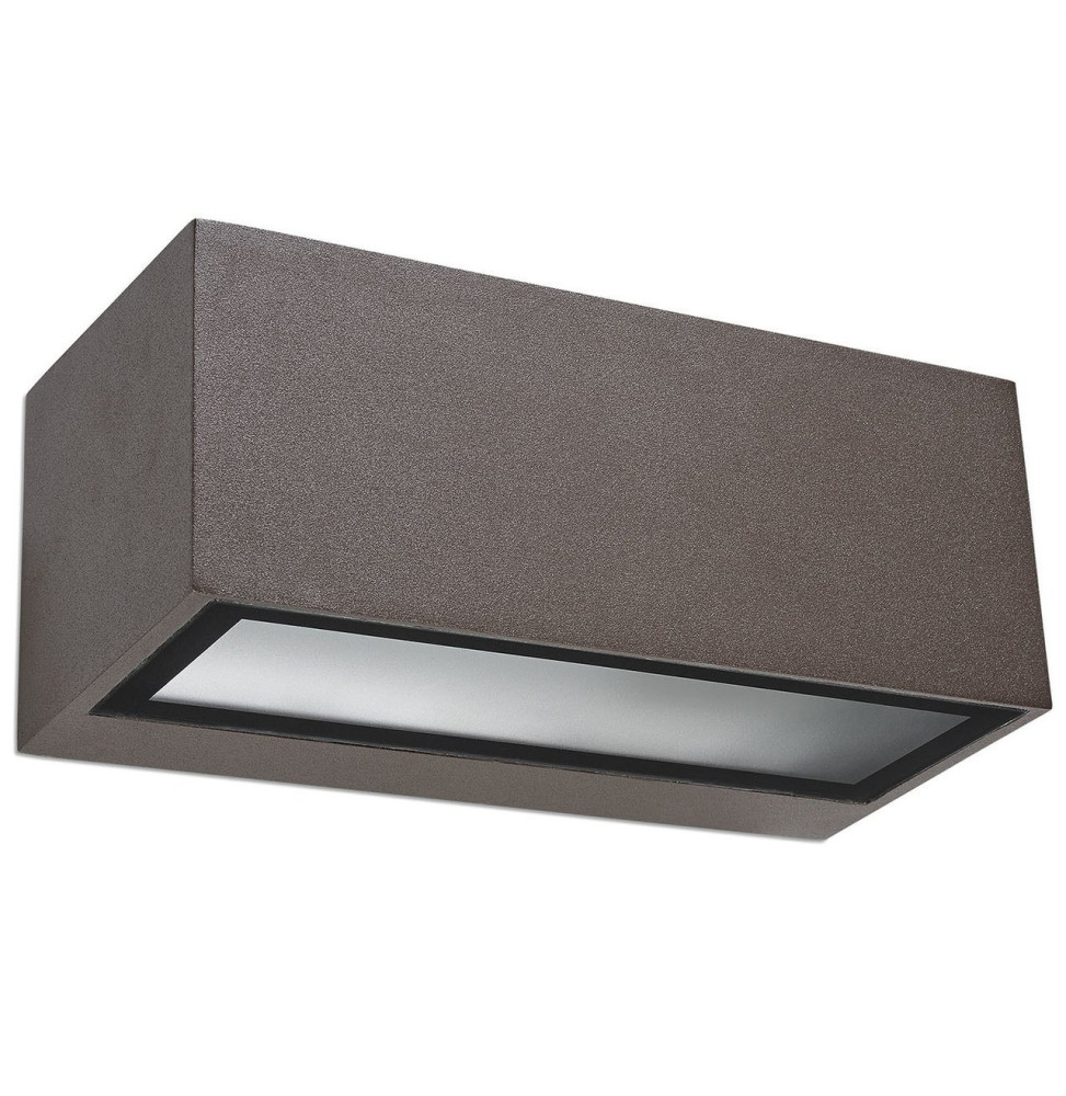LedsC4 - Aplique NEMESIS E27 60W difusor mate marrón