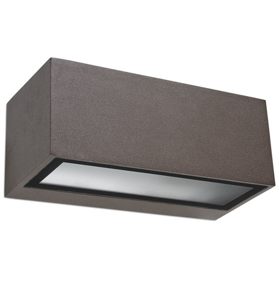 LedsC4 - Aplique NEMESIS E27 60W difusor mate marrón