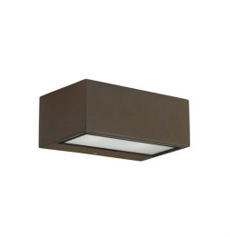 LedsC4 - Aplique NEMESIS E27 60W difusor mate marrón