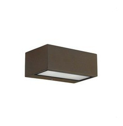 LedsC4 - Aplique NEMESIS E27 60W difusor mate marrón