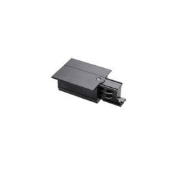LedsC4 - Acometida conector derecho negro con marco