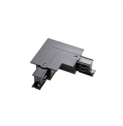 LedsC4 - Conector L izquierdo TRIMLESS para carril negro