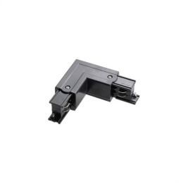 LedsC4 - Conector L derecho TRIMLESS para carril negro
