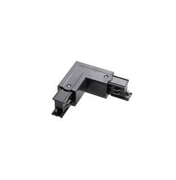 LedsC4 - Conector L derecho TRIMLESS para carril negro