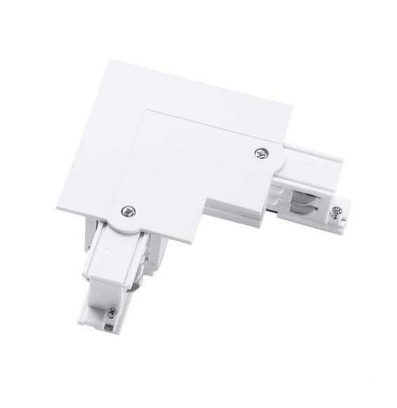 LedsC4 - Conector L izquierdo TRIM para carril blanco