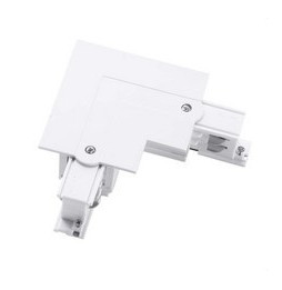 LedsC4 - Conector L izquierdo TRIM para carril blanco
