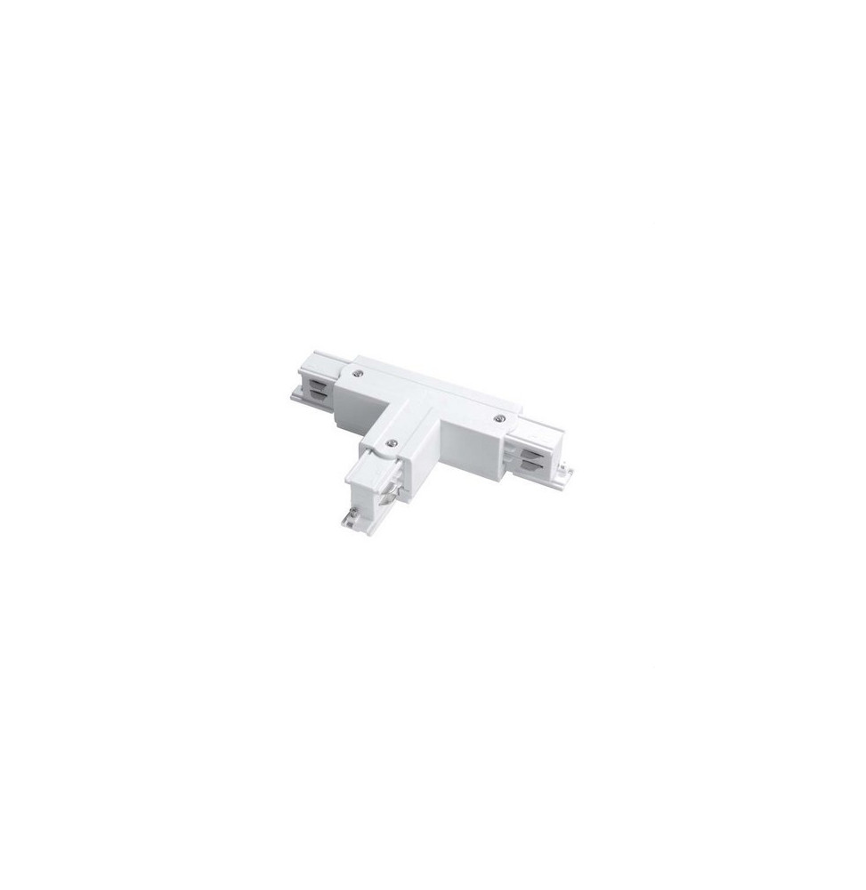 LedsC4 - Conector T derecho TRIMLESS para carril blanco