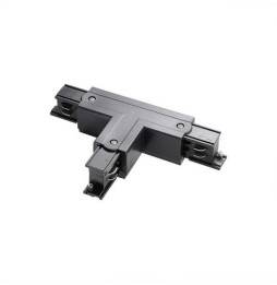 LedsC4 - Conector T derecho TRIMLESS para carril negro