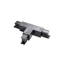 LedsC4 - Conector T derecho TRIMLESS para carril negro