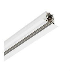 LedsC4 - Carril trifásico 2000mm para montaje empotrar blanco
