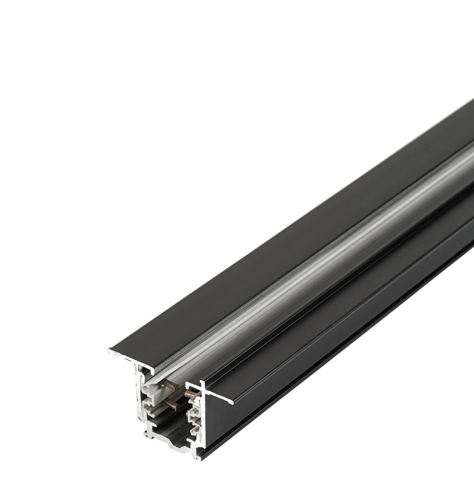 LedsC4 - Carril trifásico 2000mm para montaje empotrar negro LedsC4 - Carril trifásico 2000mm para montaje empotrar negro