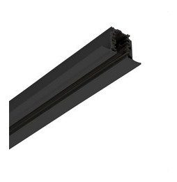 LedsC4 - Carril trifásico 2000mm para montaje empotrar negro