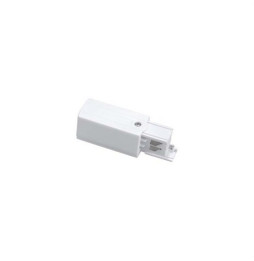 LedsC4 - Acometida conector izquierdo blanco sin marco