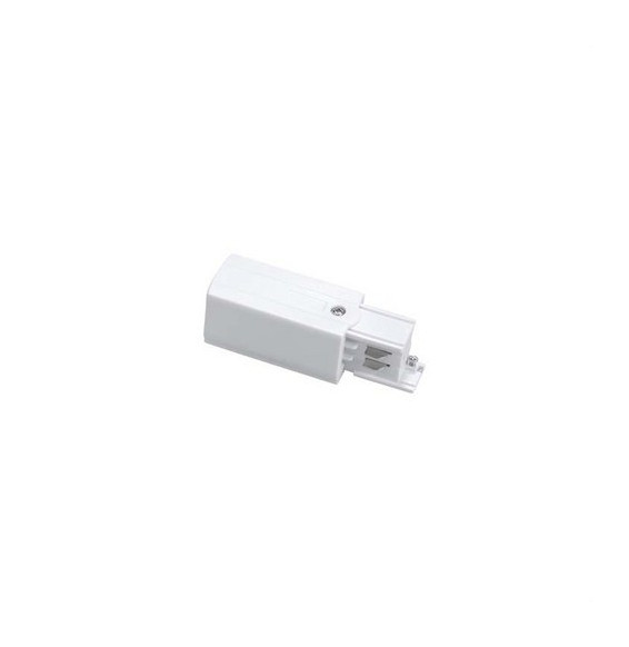 LedsC4 - Acometida conector izquierdo blanco sin marco
