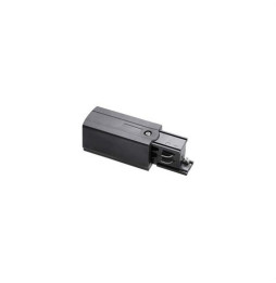 LedsC4 - Acometida conector izquierdo negro sin marco