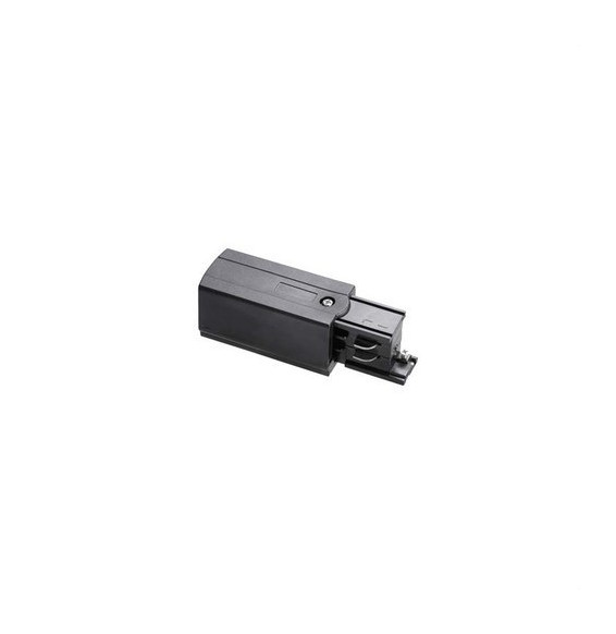 LedsC4 - Acometida conector izquierdo negro sin marco