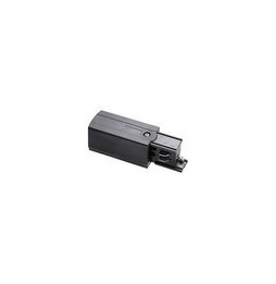 LedsC4 - Acometida conector izquierdo negro sin marco