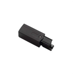 LedsC4 - Acometida conector derecho negro sin marco