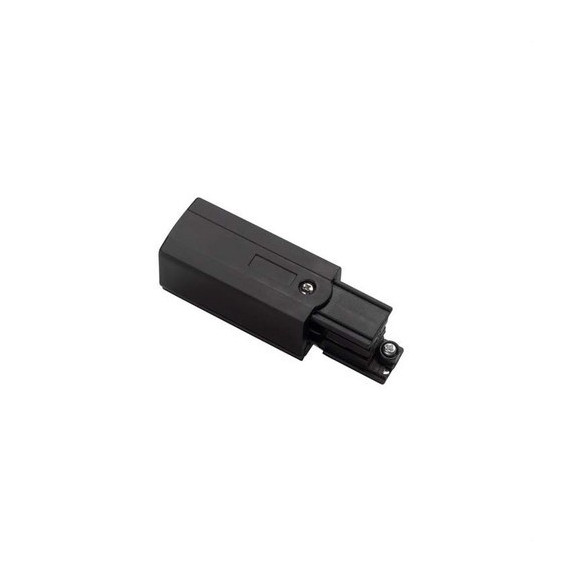 LedsC4 - Acometida conector derecho negro sin marco