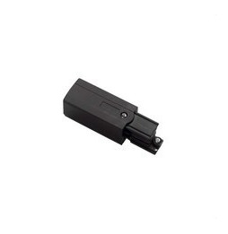 LedsC4 - Acometida conector derecho negro sin marco