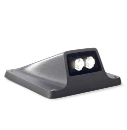 LedsC4 - Baliza REXEL 2xled CREE 2,1W gris urbano
