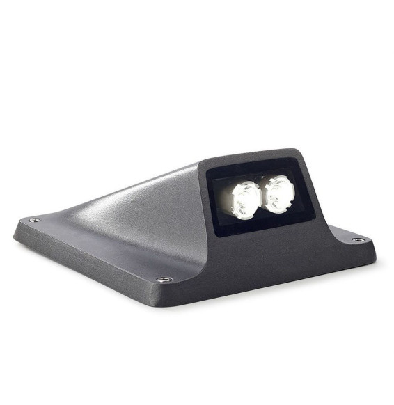 LedsC4 - Baliza REXEL 2xled CREE 2,1W gris urbano