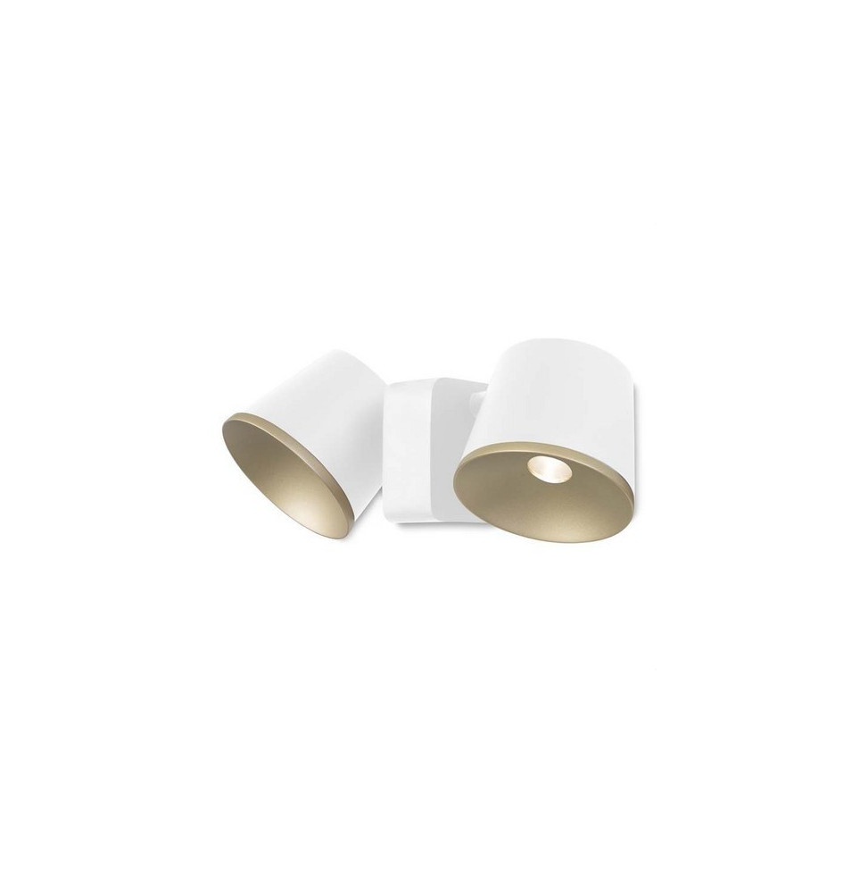 LedsC4 - Aplique DRONE 2xled CREE 14W blanco mate