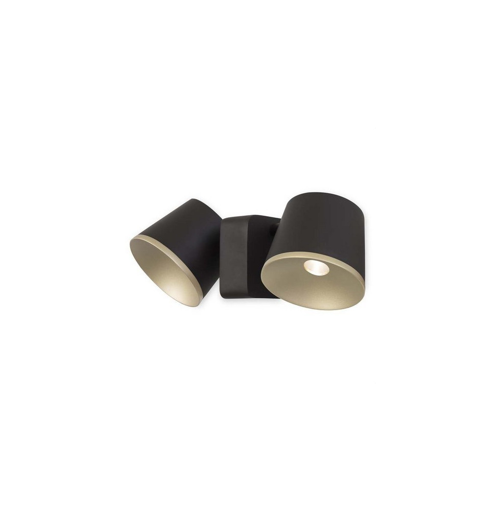 LedsC4 - Aplique DRONE 2xled CREE 14W marrón oscuro LedsC4 - Aplique DRONE 2xled CREE 14W marrón oscuro