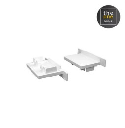 LedsC4 - Juego tapa final TRIMLESS TAGLIO-50 blanco (2 unidades)