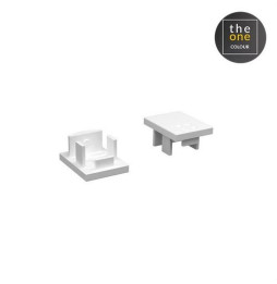 LedsC4 - Juego tapa final TRIMLESS TAGLIO-50 blanco (2 unidades)