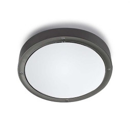 LedsC4 - Plafón BASIC 1xE27 23W gris urbano