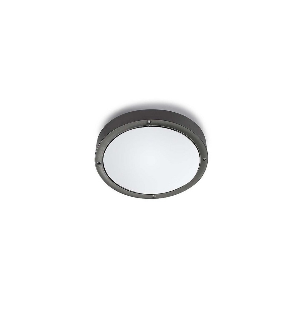 LedsC4 - Plafón BASIC 1xE27 23W gris urbano LedsC4 - Plafón BASIC 1xE27 23W gris urbano
